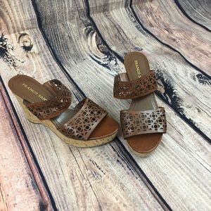 Franco Sarto Cork Wedges